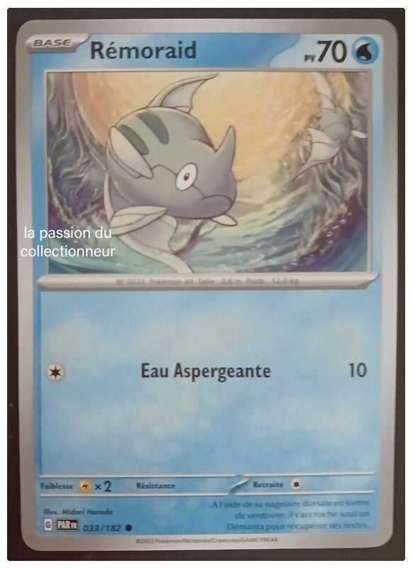 Carte pokémon de Rémoraid 033/182