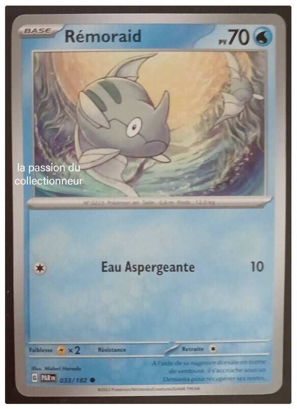Carte pokémon de Rémoraid 033/182