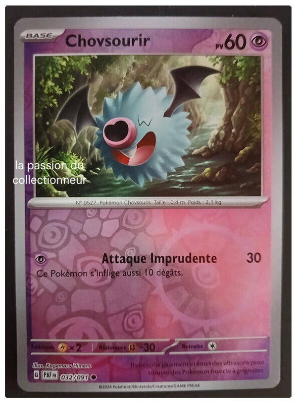 Carte pokémon de Chovsourir 032/091