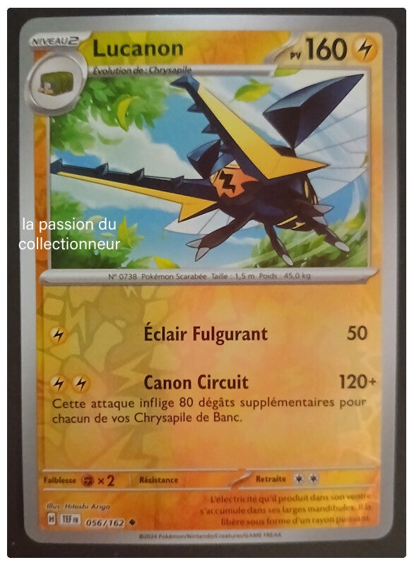 Carte pokémon de Lucanon 056/162