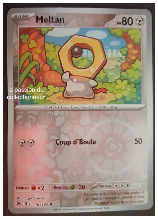 Carte pokémon de Meltan 116/162