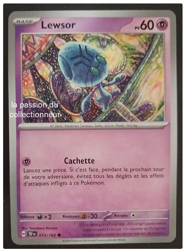 Carte pokémon de Lewsor 073/162