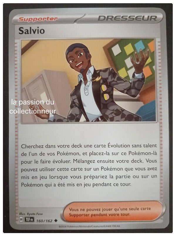Carte pokémon de Salvio 160/162