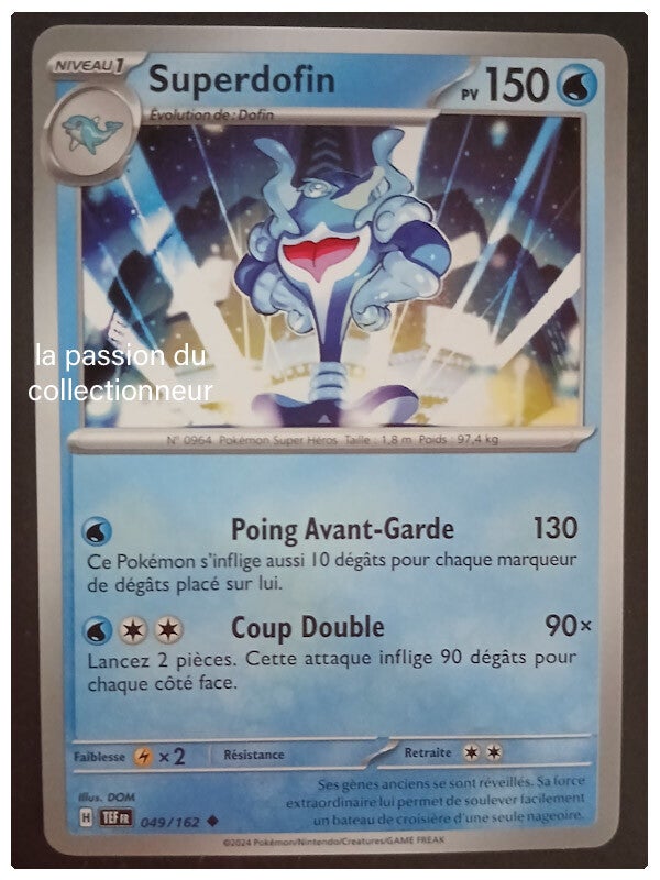 Carte pokémon de Superdofin 049/162