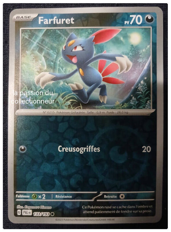 Carte pokémon de Farfuret 133/193
