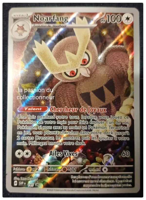 Carte pokémon de Noarfang SVPFR 141