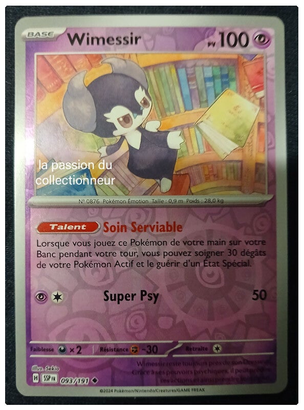 Carte pokémon de Wimessir 093/191