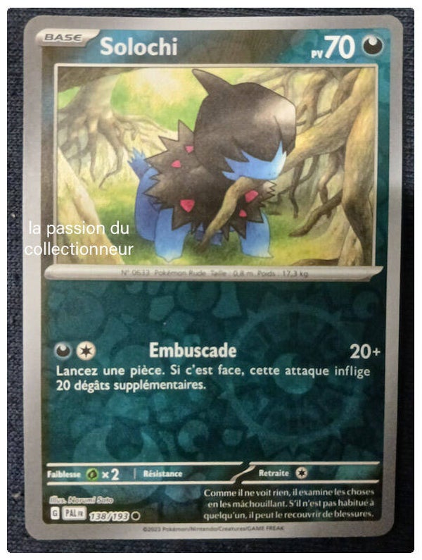 Carte pokémon de Solochi 238/193