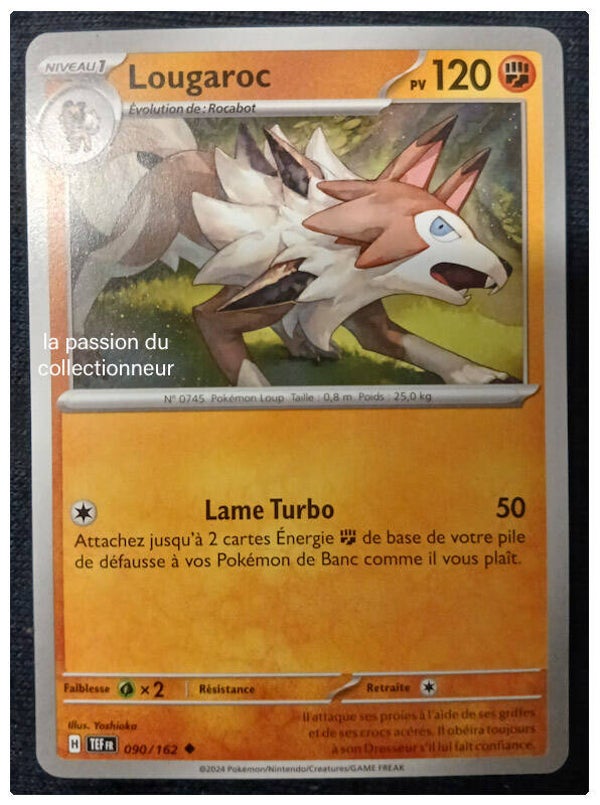 Carte pokémon de Lougaroc 090/162