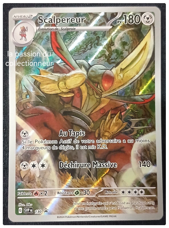 Carte pokémon de Scalpereur SVPFR 130