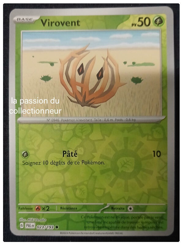 Carte pokémon de Virovent 023/193