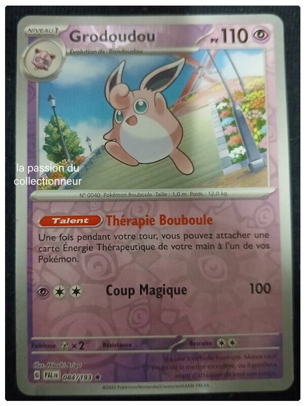Carte pokémon de Grodoudou 084/193