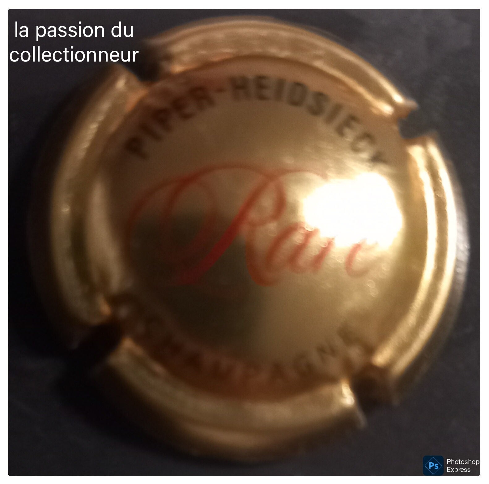 Capsule de champagne Pipper Heidsieck