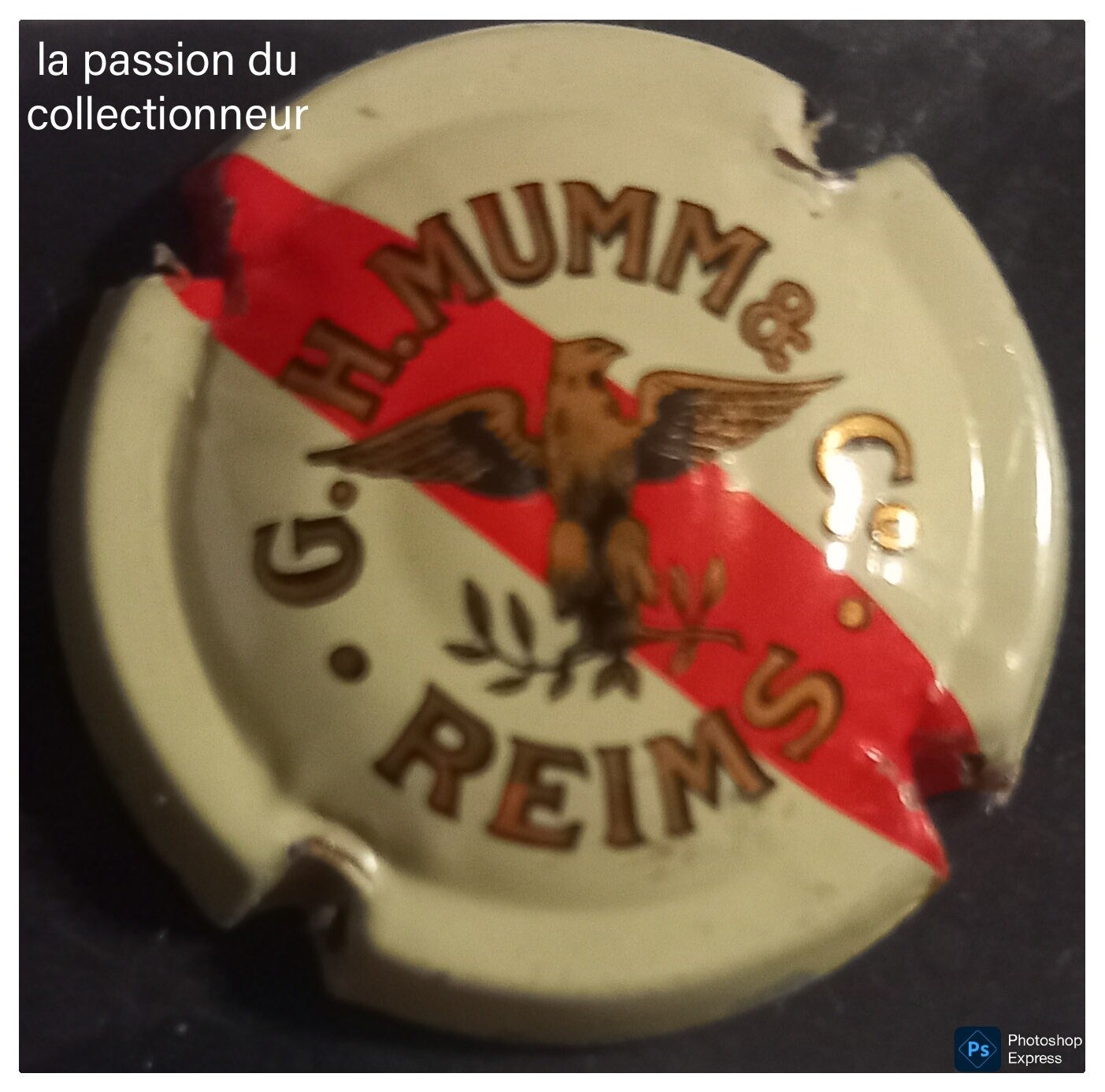 Capsule de champagne Mumm
