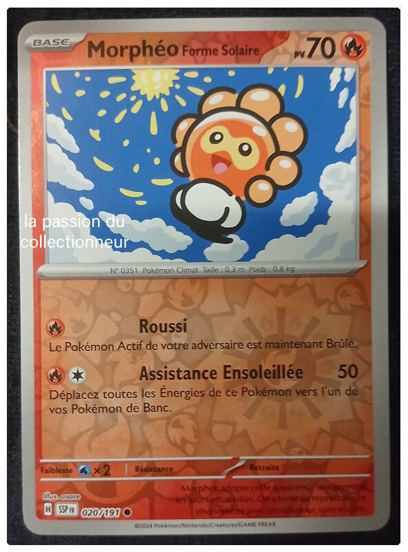 Carte pokémon de Morphéo 020/191