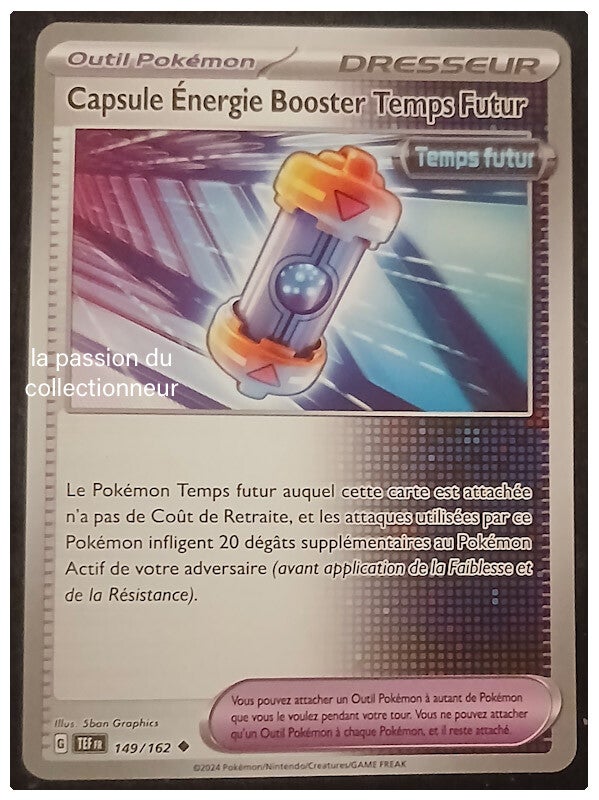 Carte pokémon de la Capsule Énergie Booster Temps Futur 149/162