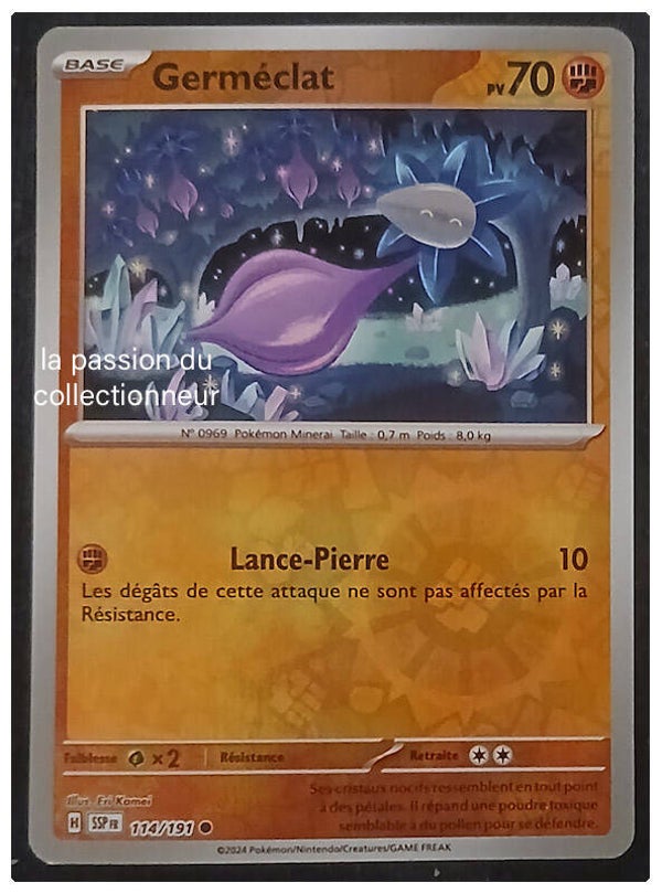 Carte pokémon de Germéclat 114/191