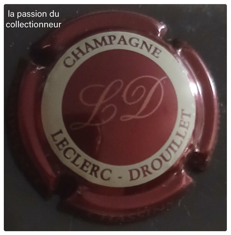 Capsule de champagne Leclerc Drouillet
