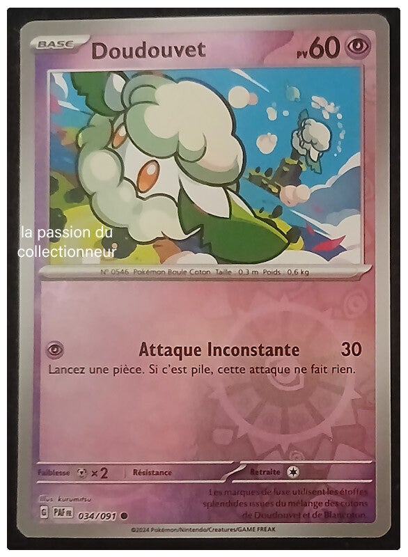 Carte pokémon de Doudouvet 034/091