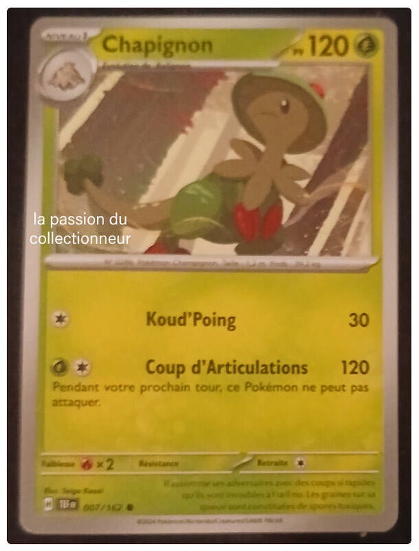 Carte pokémon de Chapignon 007/162