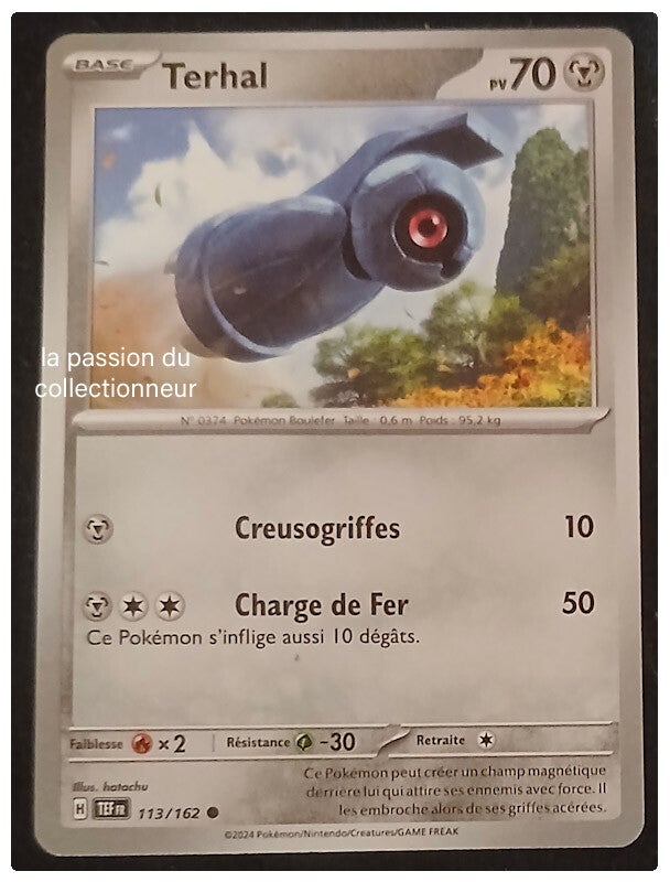 Carte pokémon de Terhal 113/162