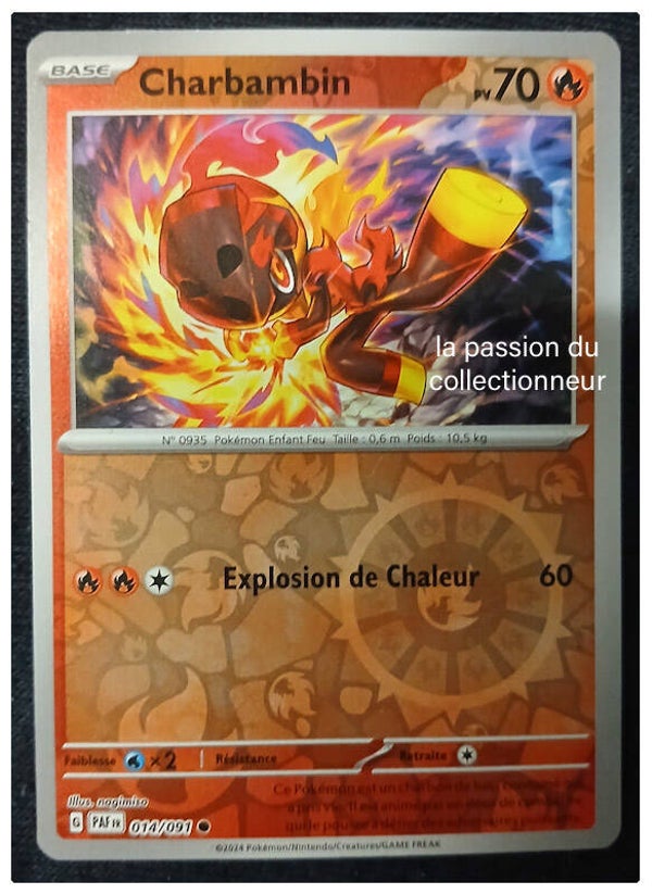 Carte pokémon de Charbambin 014/091