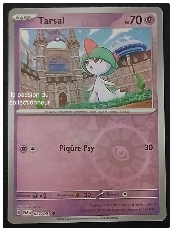 Carte pokémon de Tarsal 027091