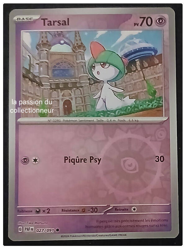 Carte pokémon de Tarsal 027091