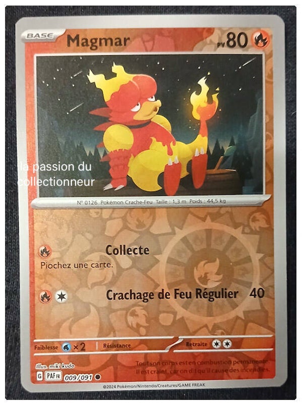 Carte pokémon de Magmar 009/091