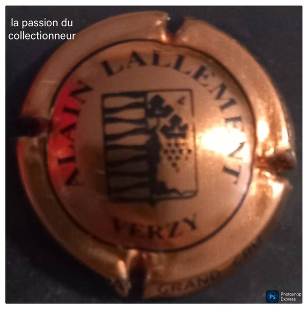 Capsule de champagne Lallement Alain