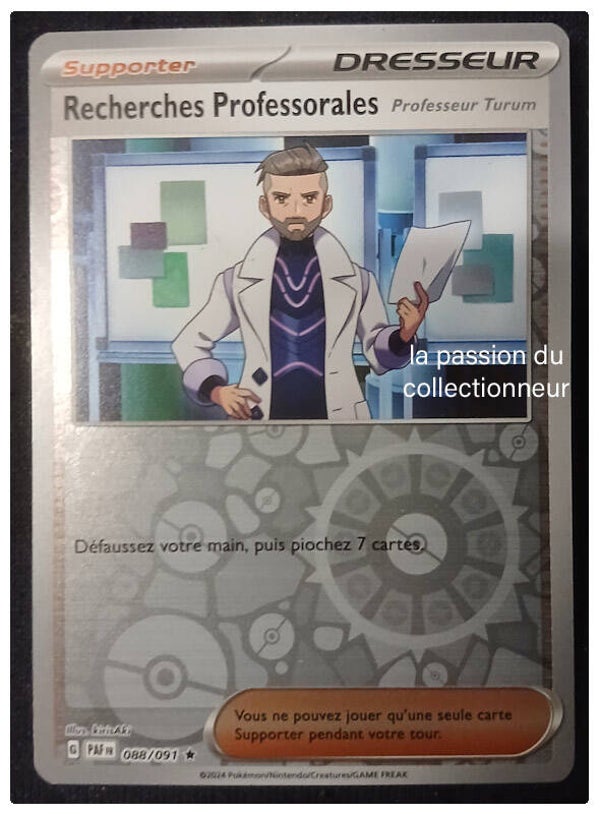 Carte pokémon de la Recherches Professorales 088/091