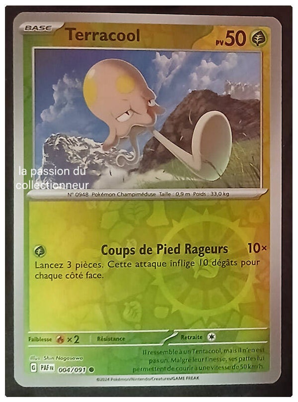Carte pokémon de Terracool 004/091