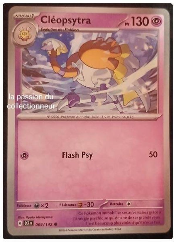 Carte pokémon de Cléopsytra 069/142