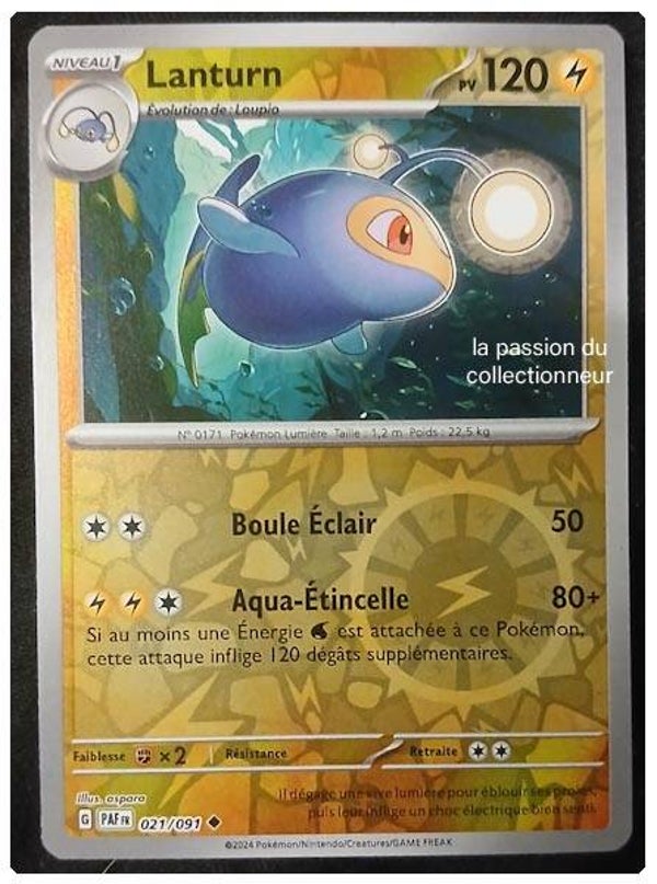 Carte pokémon de Lantrun 021/091
