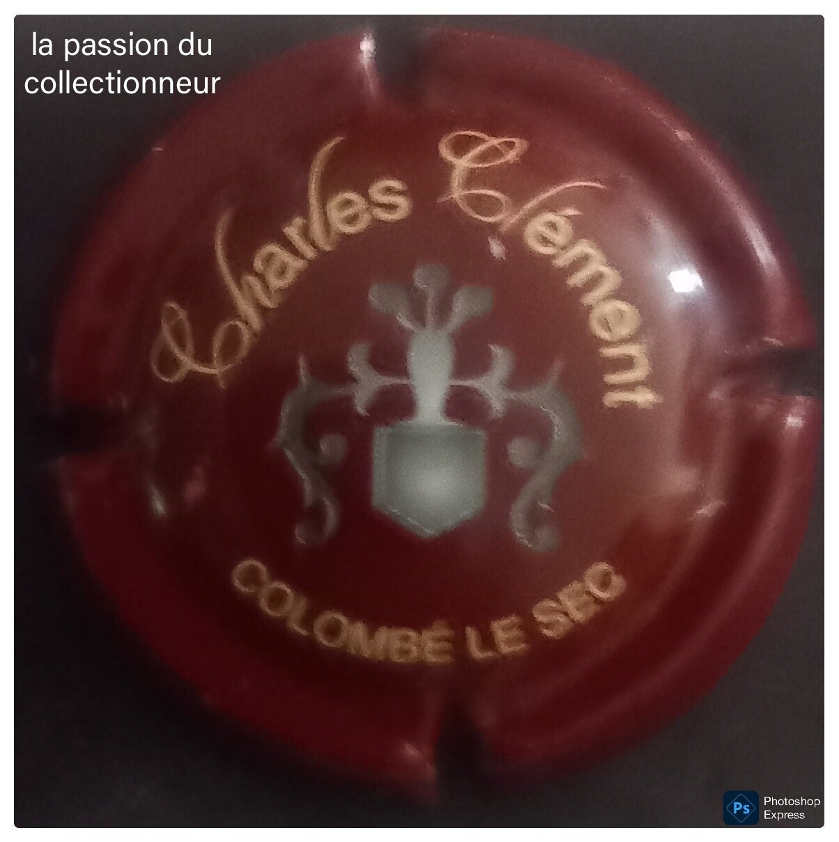 Capsule de champagne Clément Charles