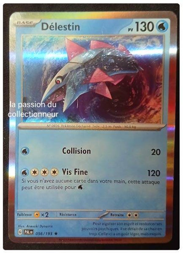 Carte pokémon de Délestin 056/193