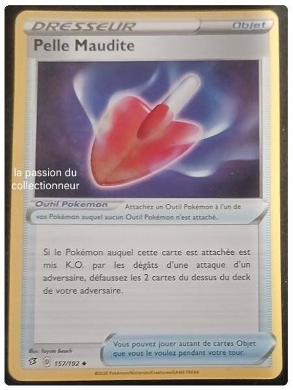 Carte pokémon de la Pelle Maudite 157/192