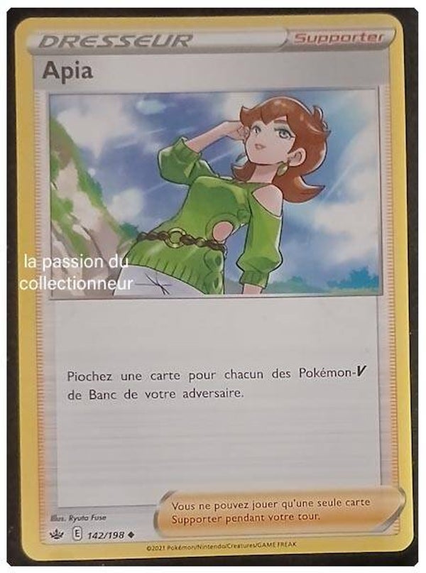 Carte pokémon de Apia 142/198