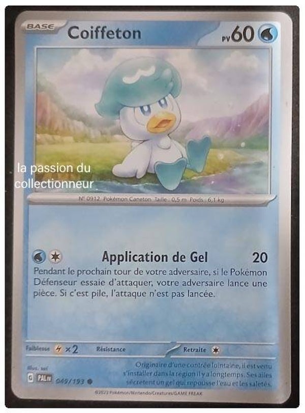 Carte pokémon de Coiffeton 049/193