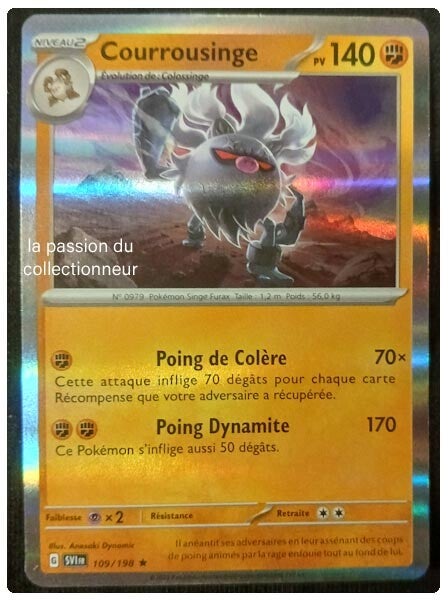 Carte pokémon de Courrousinge 109/198