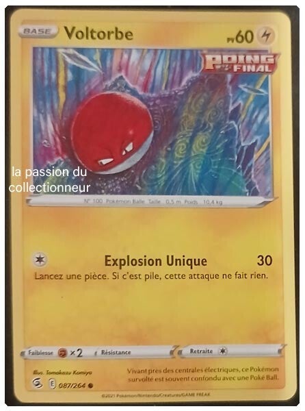 Carte pokémon de Voltorbe 087/264