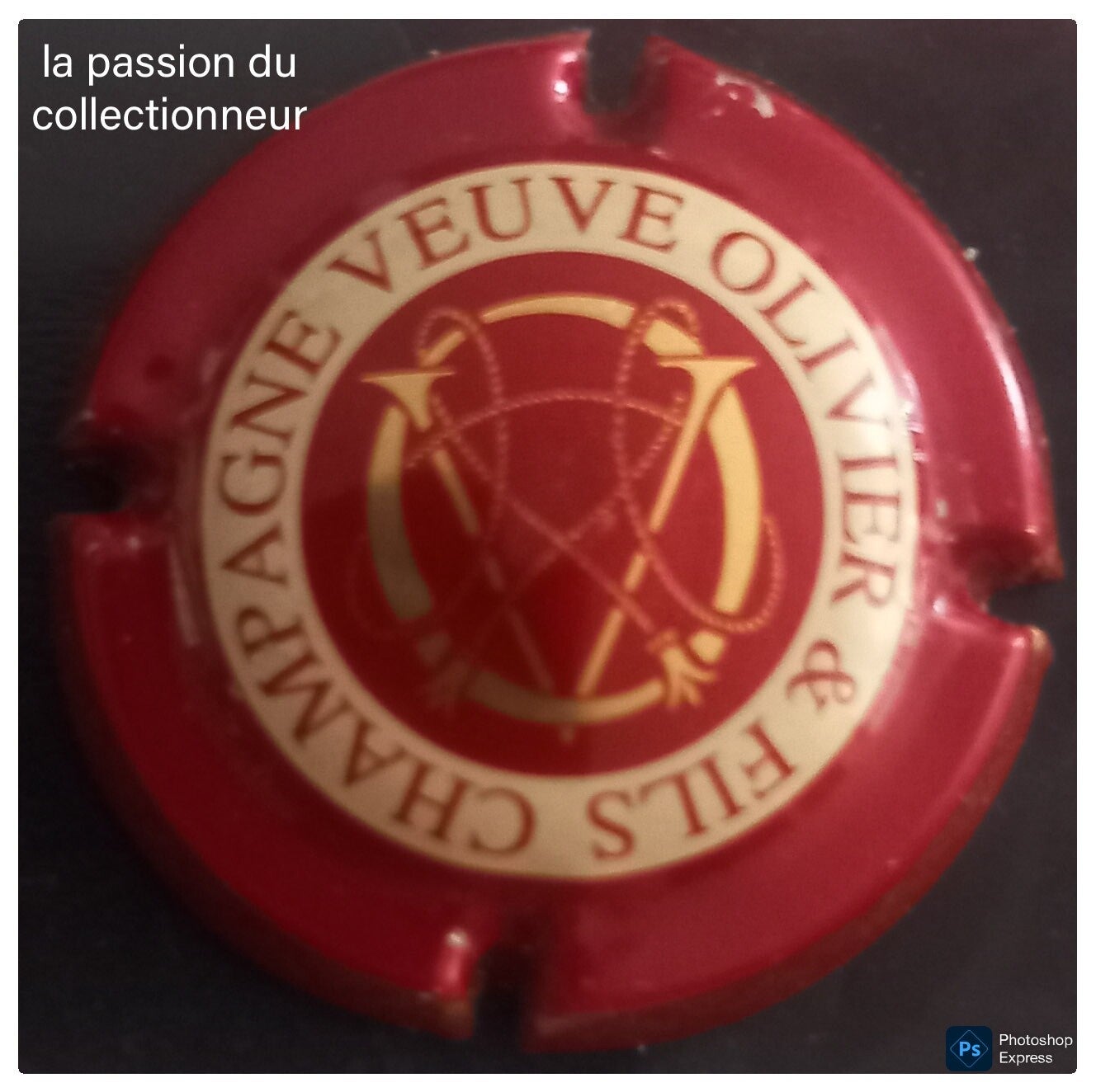 Capsule de champagne Veuve Olivier et Fils