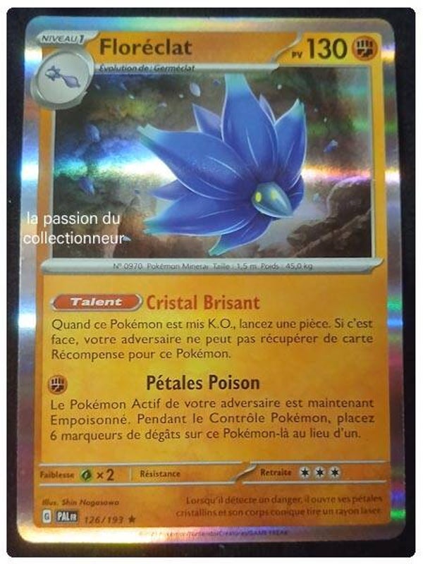 Carte pokémon de Floréclat 126/193