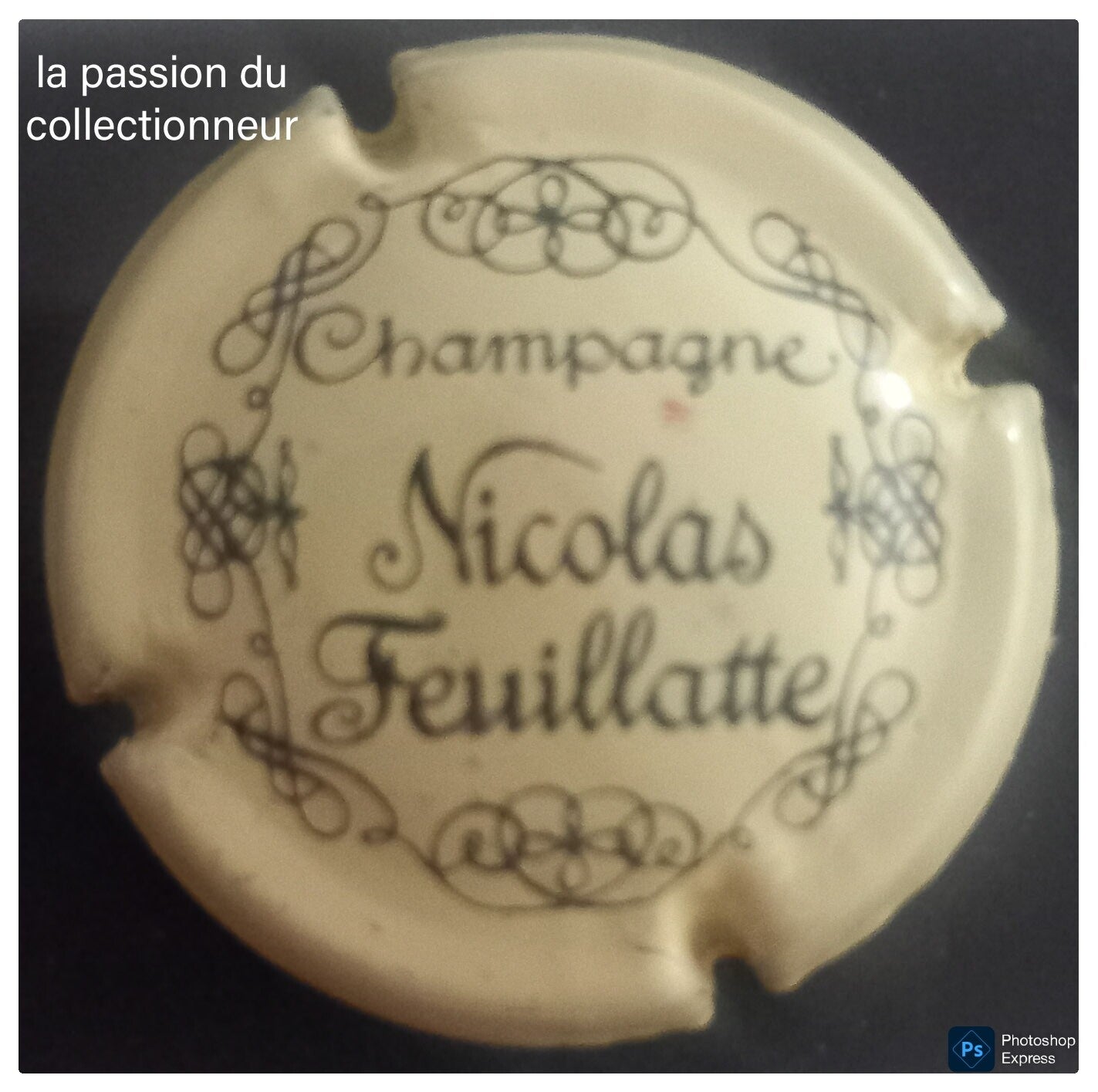 Capsule de champagne Feuillatte Nicolas