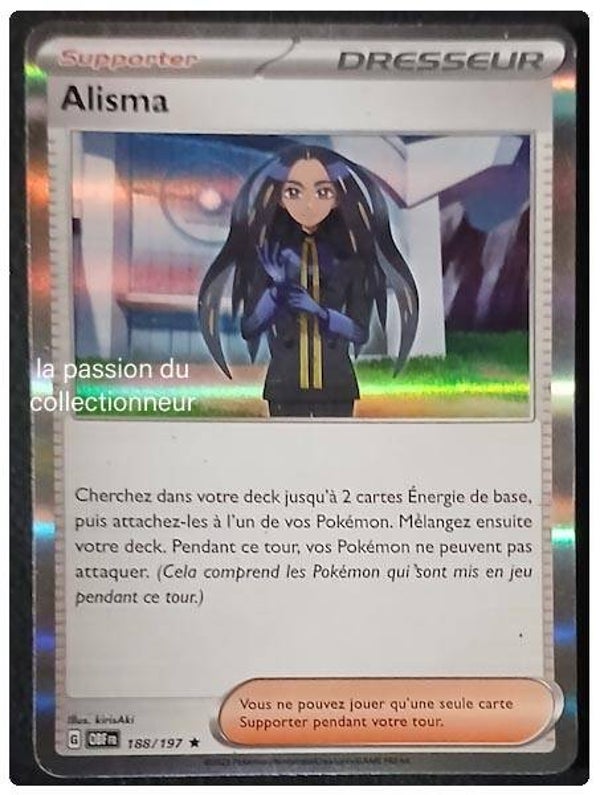 Carte pokémon de Allisma 188/197