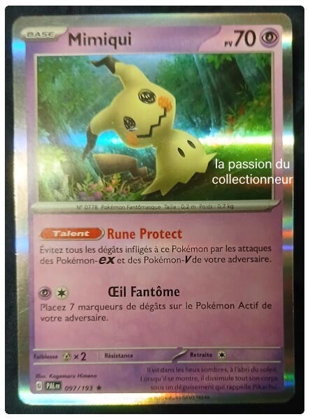 Carte pokémon de Mimiqui 097/193