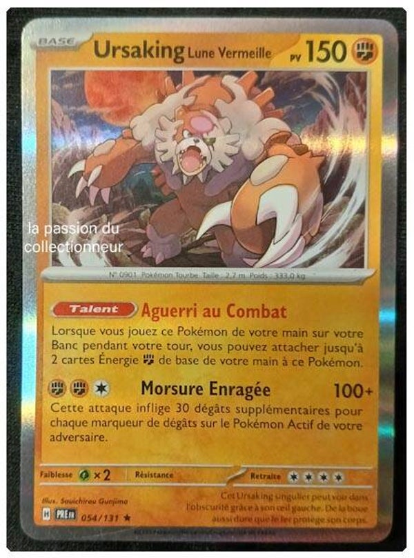 Carte pokémon de Ursaking 054/131
