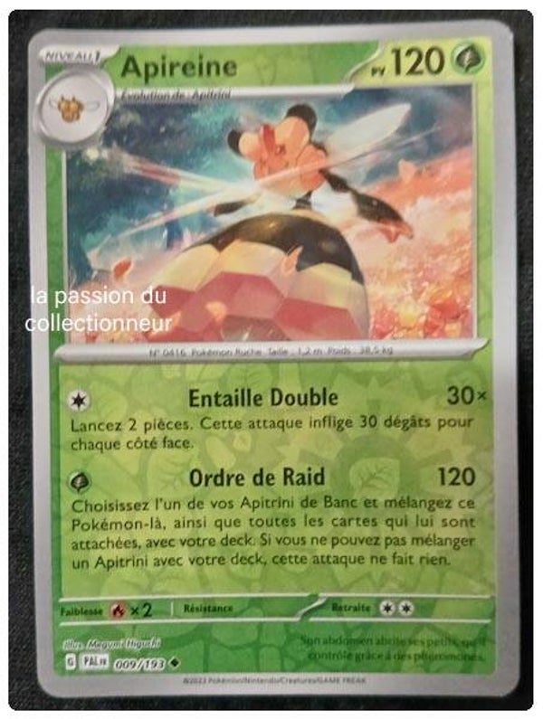 Carte pokémon de Apireine 009/193