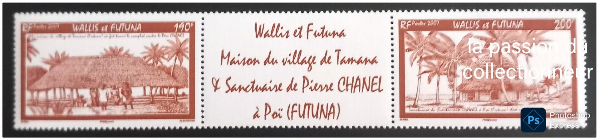Timbre de Wallis et Futuna neuf numéro 681 et 682