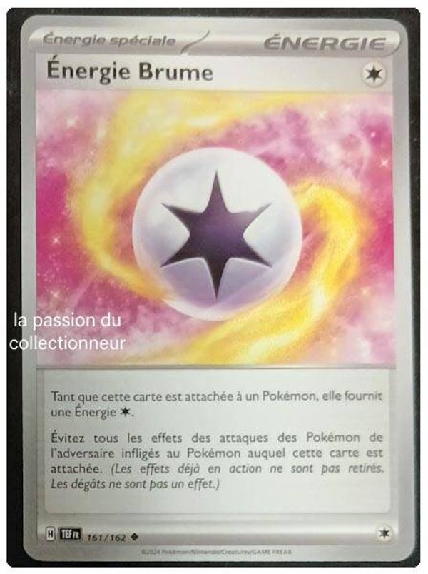 Carte pokémon de l'Énergie Brume  161/162